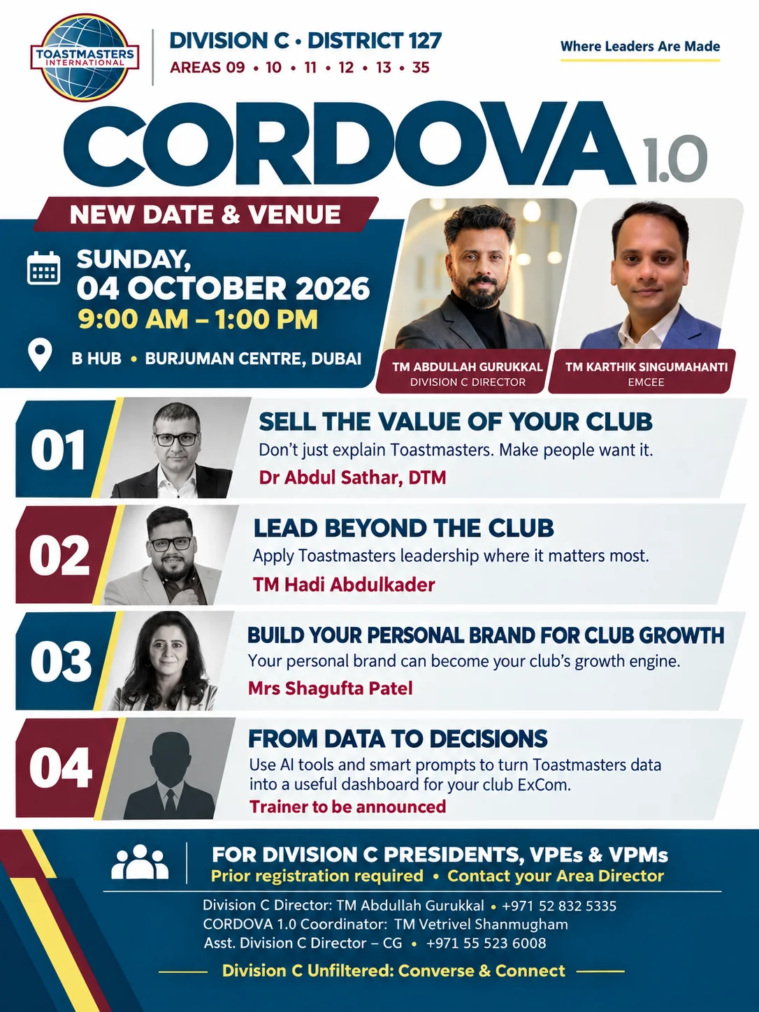 CORDOVA 1.0 — Lead here. Lead everywhere. flyer