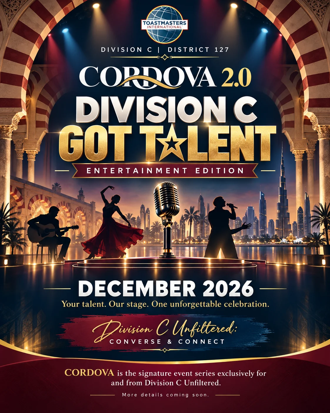 CORDOVA 2.0 — Division C Got Talent flyer
